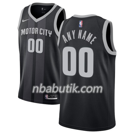 NBA Mænd Trøje Detroit Pistons Custom 2018-19 Nike City Edition Sort Blå Swingman NBA Mænd Trøje Detroit Pistons Custom 2018-19 Nike City Edition Sort Blå Swingman